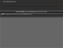 Tablet Screenshot of die-buehne.net